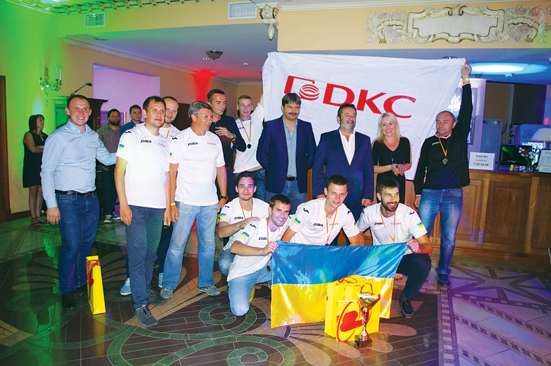 Zwycięska drużyna DKC z Ukrainy