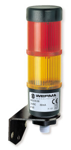 Kolumna sygnalizacyjna LED Kompakt 36 wraz z uchwytem ściennym (Werma / TME)