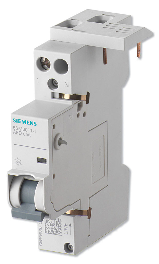 Rys. 1. Przeciwpożarowy detektor iskrzenia 5SM6 firmy Siemens
