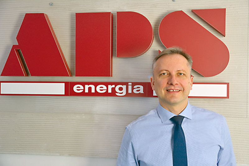 Prezes zarządu APS Energia Piotr Szewczyk